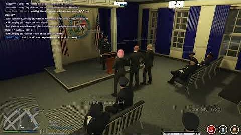 Eclipse RolePlay, LSPD, DOC get sworn in goes disasterously wrong at City Hall - LOL