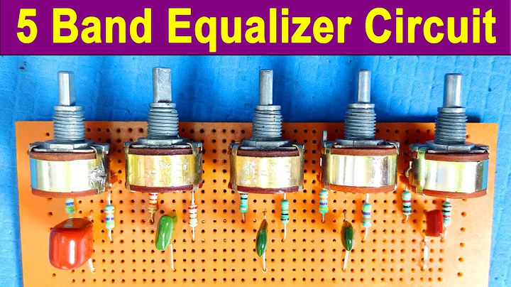 5 band equalizer circuit diagram । 5 band equalizer board । bass treble circuit । 5 band equalizer