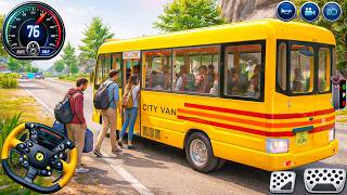 Realistic City Van Driving: Mini Bus Simulator 2026 passenger Transport XUV - android gameplay screenshot 1