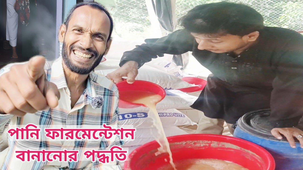 পানি ফারমেন্টেশন বানানোর পদ্ধতি || দেলোয়ার হোসেন 