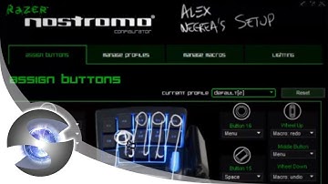 2012.11.10 Sycra Interviews Alex Negrea Part 3 of 4 - Razer Nostromo Keypad Map