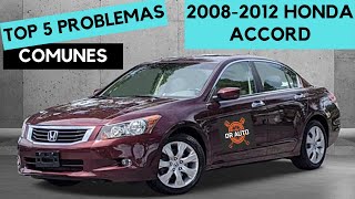 6 PROBLEMAS COMUNES HONDA ACCORD 2008 - 2012