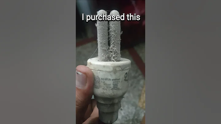 LED Vs CFL Bulb comparison #led #bulb #cfl