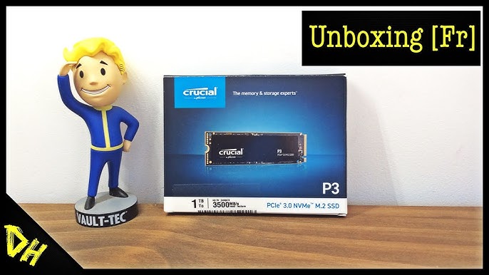 SSD NVMe™ Crucial P3 : la vitesse NVMe dont vous avez besoin 