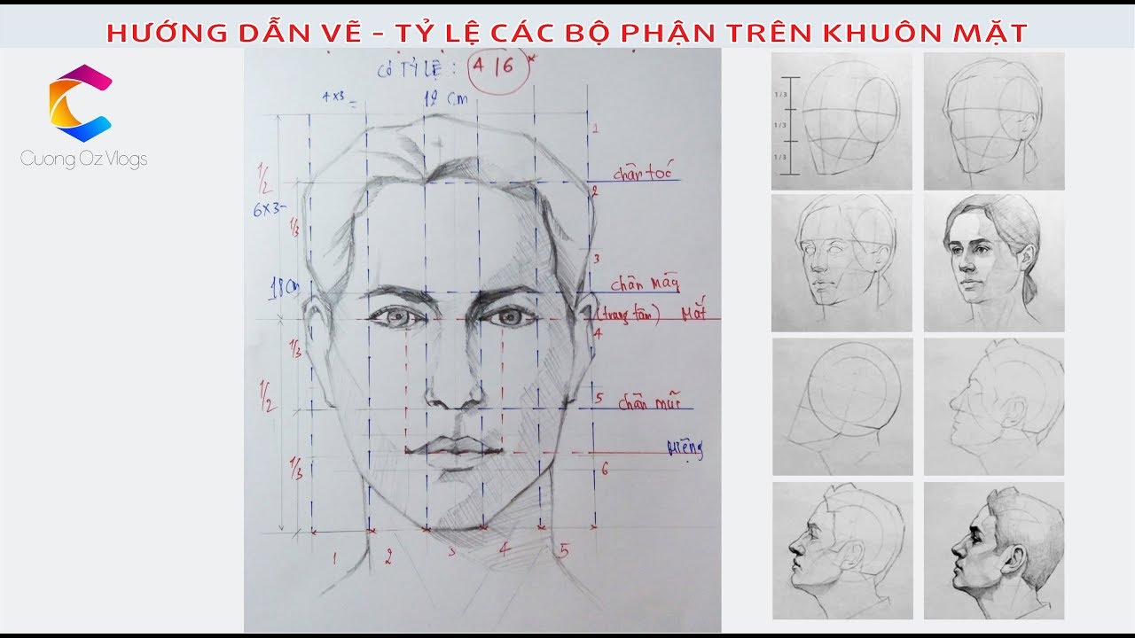 Khóa học Cách vẽ các bộ phận trên khuôn mặt Dành cho người mới bắt đầu