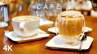 คาเฟ่ 4K | 2 ชั่วโมง | วิดีโอ Cafe B-Roll Real Relaxing Jazz Music ร้านกาแฟ Vibes บรรยากาศ