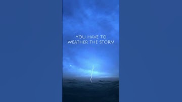 You must weather the storm... #mindset #motivation #vision #storm #weather #growth #quotes