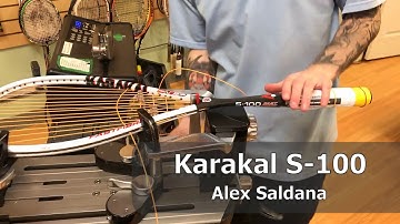 Time Lapse: How to String a Karakal S-100 Squash Racquet