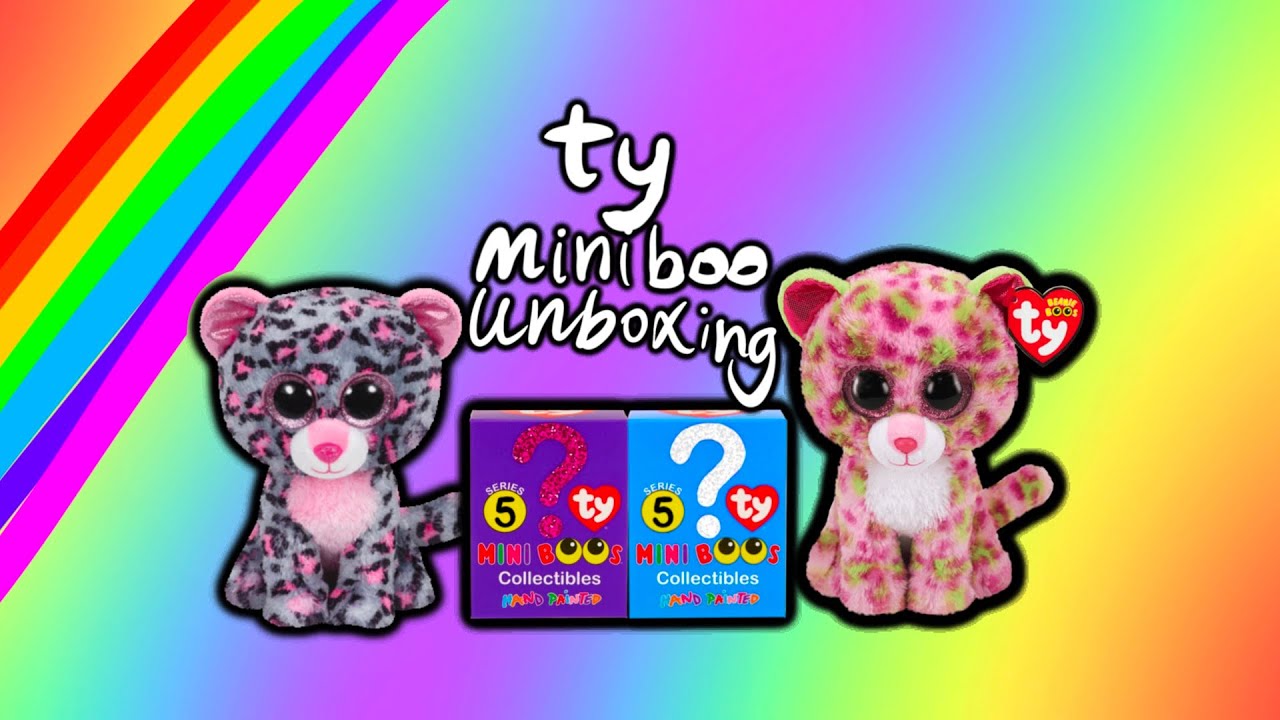 #1 Ty Miniboo unboxing/Lainey and Tasha unbox series 5 Miniboos!