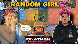 RANDOM GIRL💞 | LOVE YOUR VOICE❤️ | JONATHAN GAMING screenshot 5