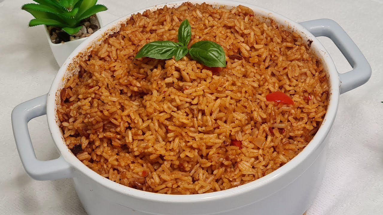 Easy Ovenbaked Jollof rice YouTube