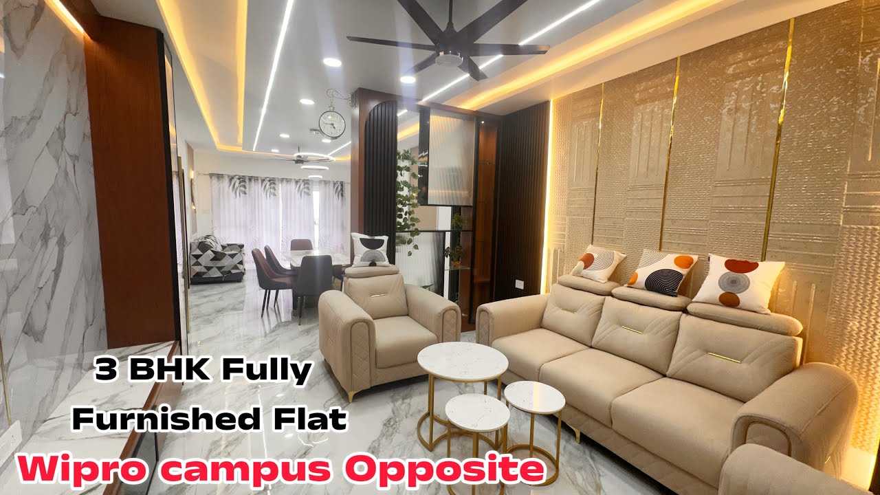 || 2175 sq feet || Fully Furnished 3 BHK Flat for sale in Gated Community, Gopanpally, Hyderabad
