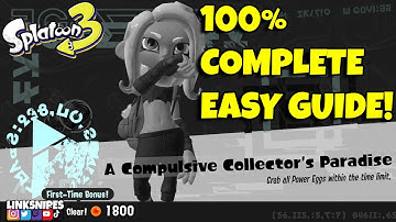 Splatoon 3 | A Compulsive Collectors Paradise | Eco Forest Treehills | Easy Guide | No Commentary