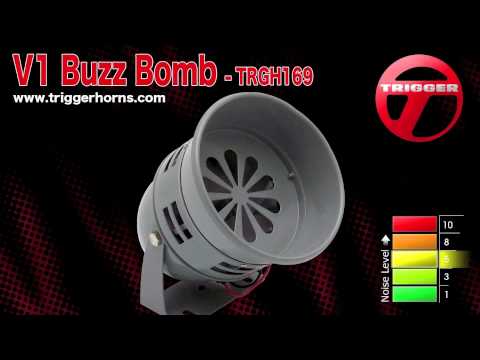 Trigger Horns™ V1 Buzz Bomb™ Vintage Air Raid Siren / Horn - TRGH169