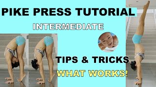 Pike Press Handstand Tutorial for Intermediate