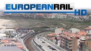 Comboios de Portugal Espinho - 2 Hour Railway Timelapse x50