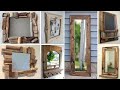 Scrap wooden mirror frame decor ideas  for your home 2023