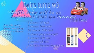 Quick announcement lng po for Filcan Twins Birthday event