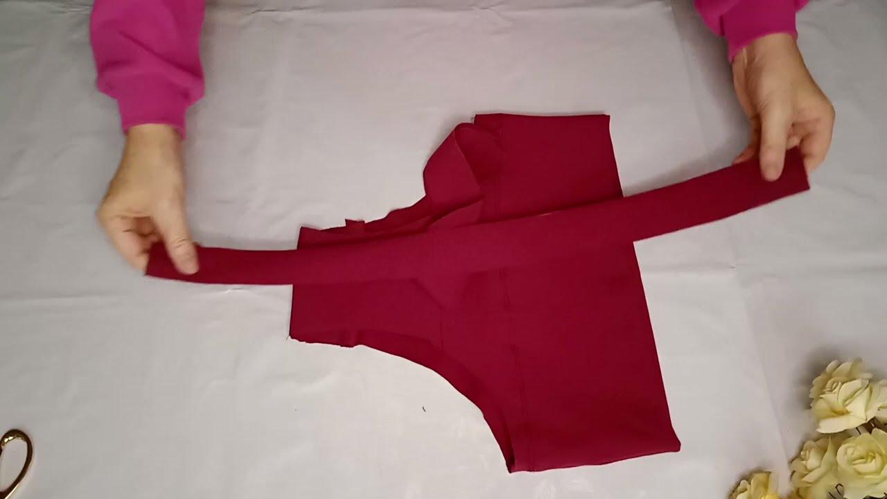 faça você mesma uma calcinha sem elástico e que segura a barriga