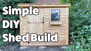 Mastering the Art of Outdoor Living: Low Profile Shed Pad and Cedar Shed Assembly