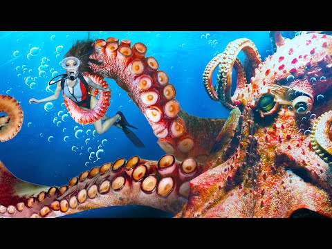 如果巨型章魚抓到你會怎樣呢?