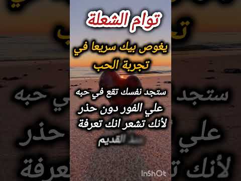 توام الشعلة يغوص بيك سريعا في الحب