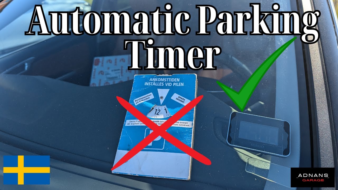 Automatic Parking Timer in Sweden | How to set up Digital Timer
