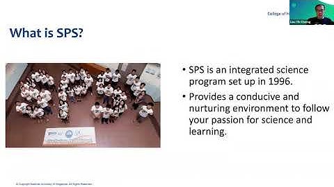 Special Programme in Science: CHS NUS Open House 2021