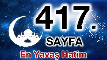 Kuran 417. sayfa / Ahzab suresi 1. sayfa / yavaş okuyuş 21. cüz 417. sayfa