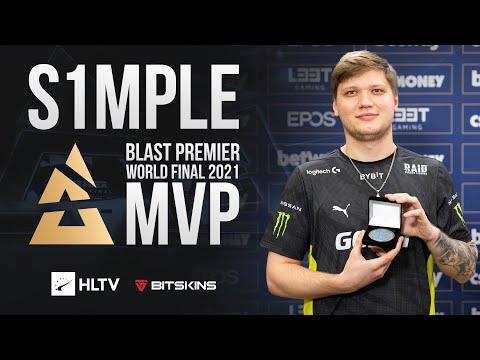 s1mple - HLTV MVP by Bitskins of BLAST Premier World Final 2021