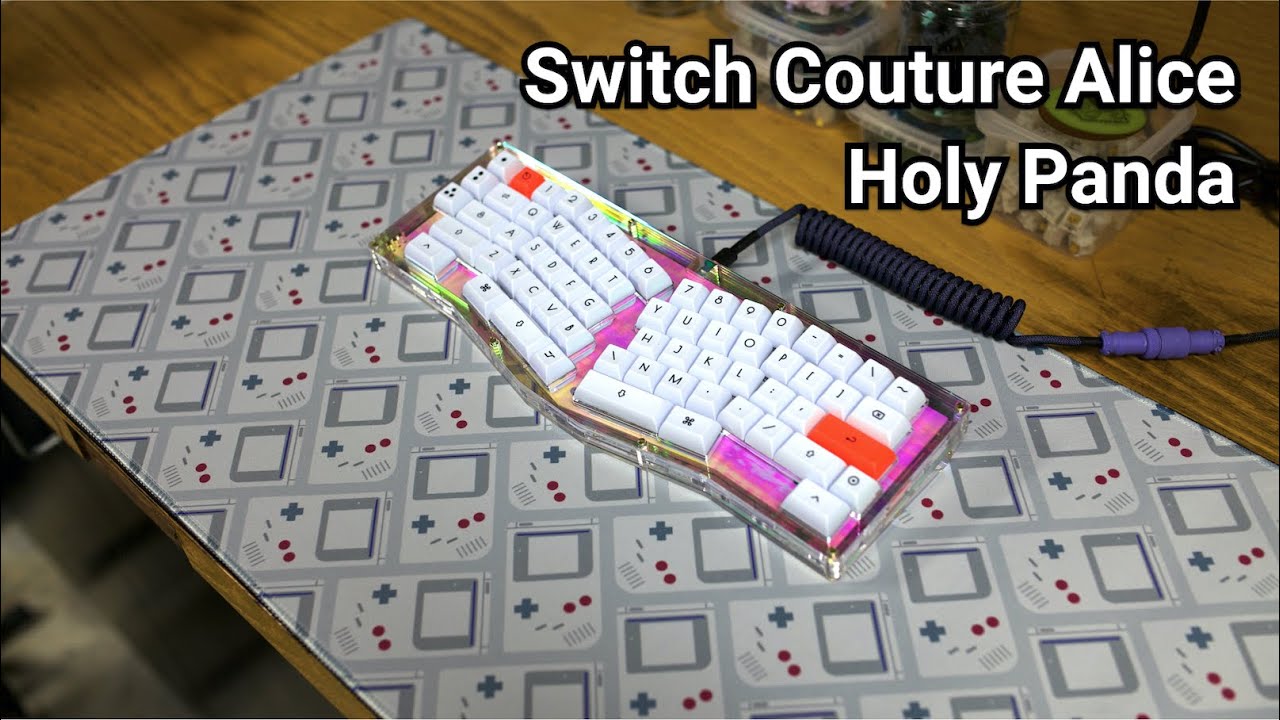 Switch Couture Acrylic Alice w/ Drop Holy Panda Typing Sound