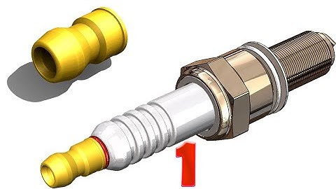 1-Project 29| Spark Plug |SolidWorks Tutorial : terminal nut