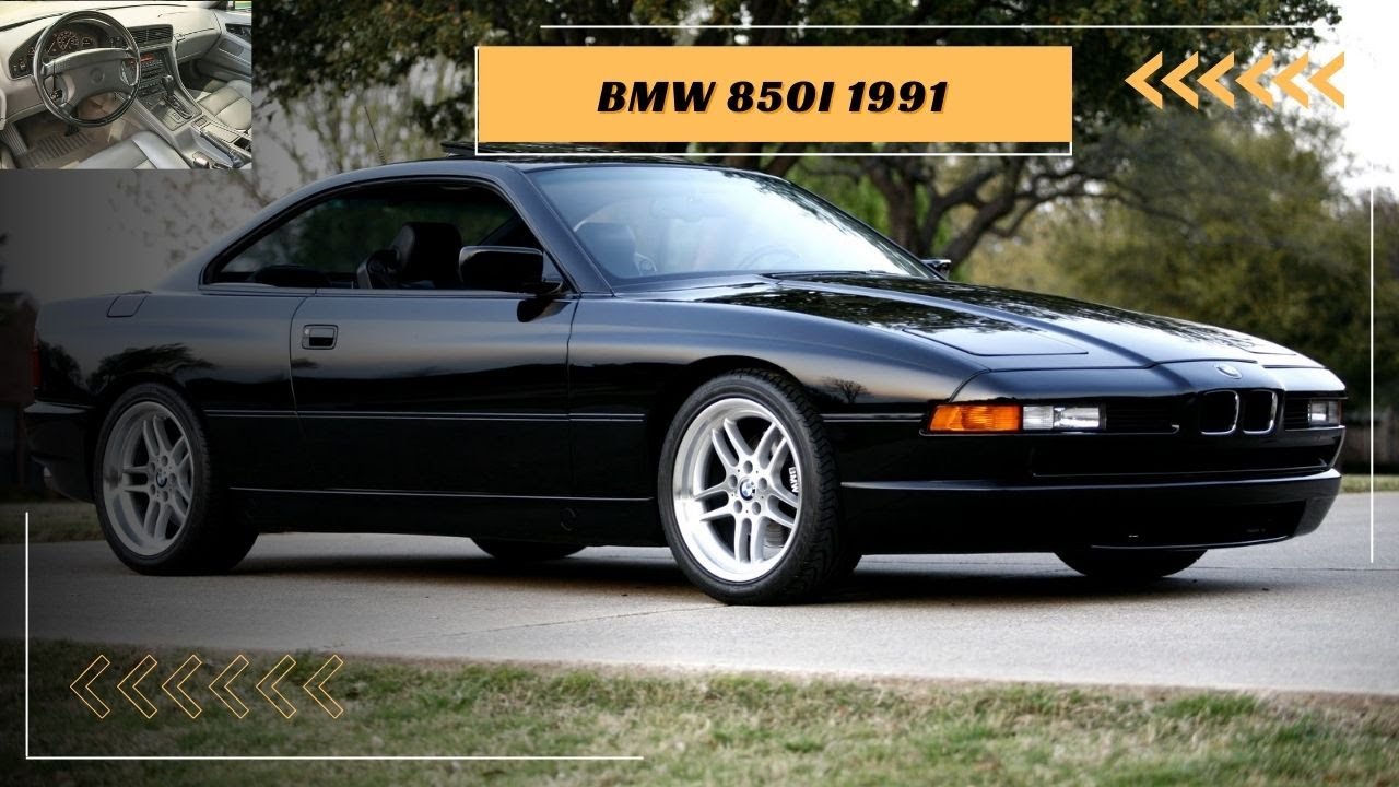🟢 BMW 850i 1991 - YouTube