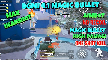 BGMI 4.1🔥MAGIC BULLET TRACKING AUTOHEADSHOT CONFIG FILE | HIGH DAMAGE AIMBOT CONFIG BGMI 4.1