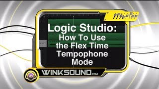 Logic Pro: How To Use the Flex Time Tempophone Mode | WinkSound