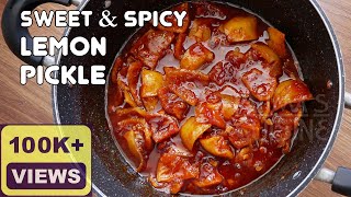 Goan Lemon Pickle Recipe | No Oil Nimbu Ka Achar | Goan Sweet and Spicy Lemon Pickle