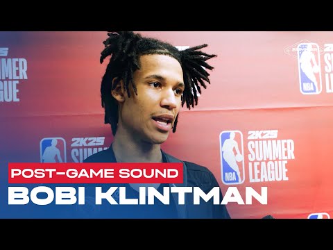 Bobi Klintman Speaks With Media After Summer League Debut