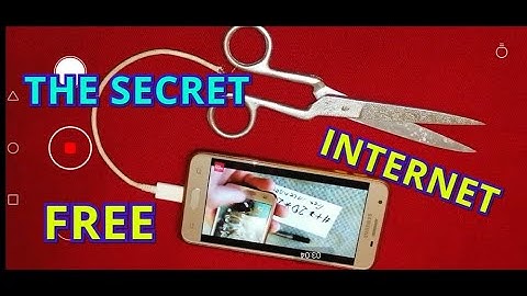 THE SECRET OF FREE INTERNET IS VERY SIMPLE!Works 100% by 2022