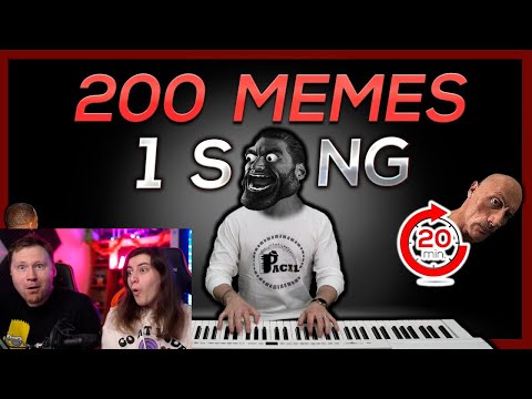 Видео: Реакция на 200 MEMES in 1 SONG (in 20 minutes)