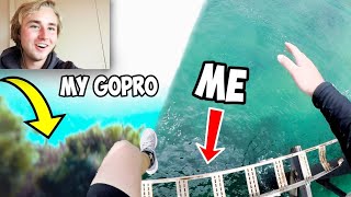Watching LOST GOPRO FOOTAGE! (Finding My Lost GoPro Underwater)