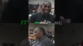 She Intimidates Me! Booker T&#39;s Crazy Stadium Interview #shorts