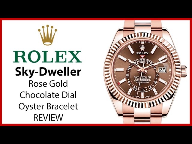 ▷Rolex Sky-Dweller 336935 Rose Gold Chocolate Dial 326935