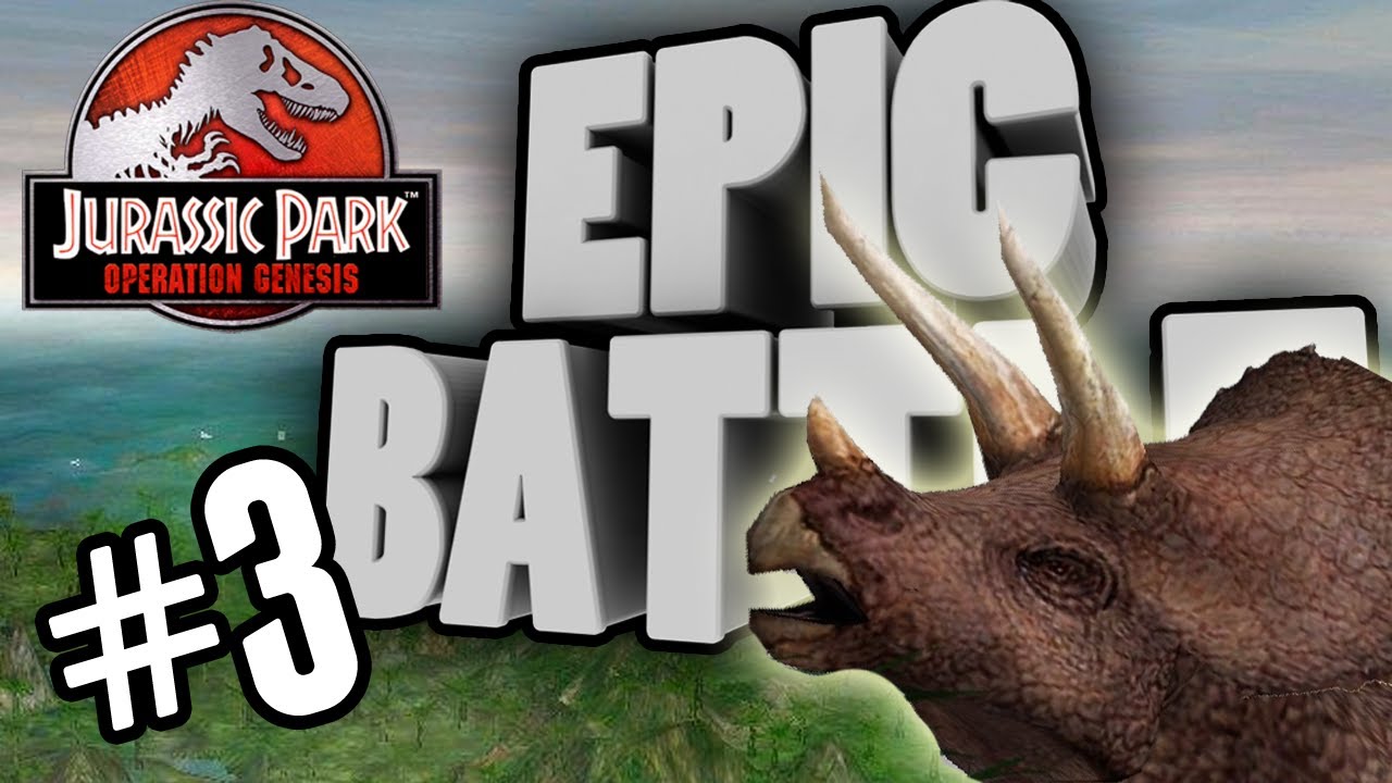 gaming logo Epic Battles Ep 3: T.Rex V Triceratops
