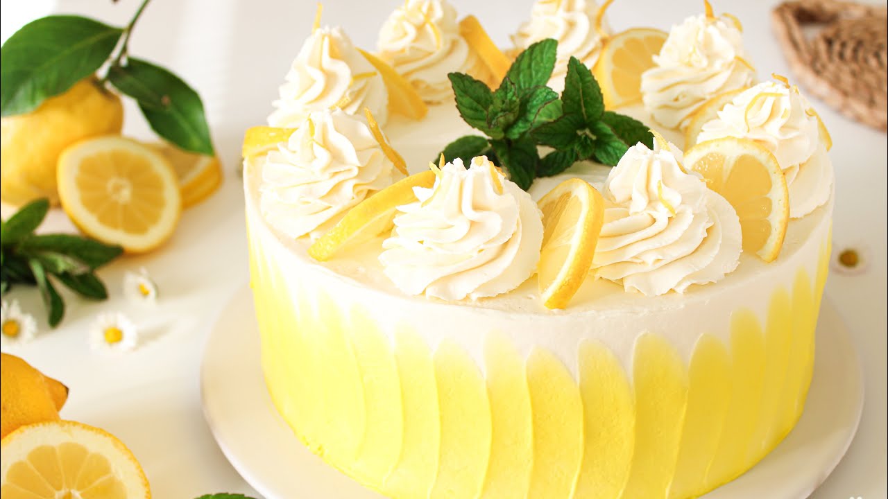 Layer cake au citron