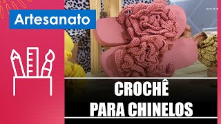 Faça um lindo crochê para chinelos com a artesã Rita Vloet – 06/05/24