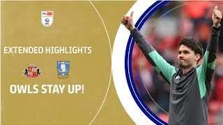 OWLS STAY UP! | Sunderland v Sheffield Wednesday extended highlights