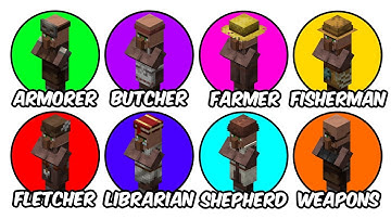 Every Minecraft Villager Profession Explained In 12 Minutes