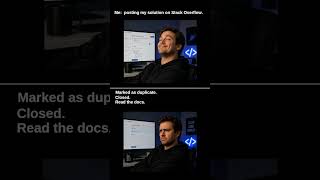 Me: posting solution on Stack Overflow full confidence#shorts #memecoding #programmerlife #viral