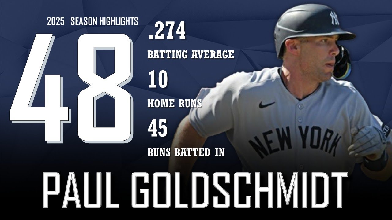 Paul Goldschmidt || 2025 New York Yankees Highlights