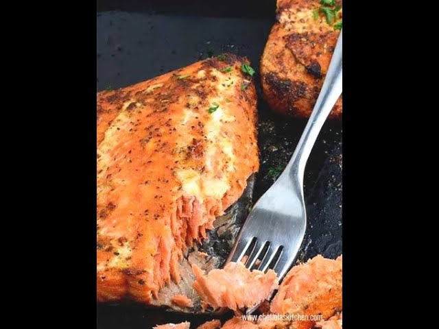 Frozen Salmon In The Air Fryer (Ready in 20 minutes)